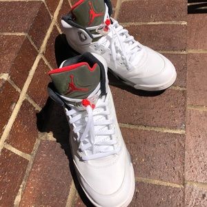 Jordan Air 5 Retro Inchwhite Cement😍